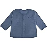 Amazon Co Jp Creme De Coco カーディガン 長袖 丸衿 ベビー 赤ちゃん はおりもの 防寒 冷房対策 綿100 日本製 服 ファッション小物