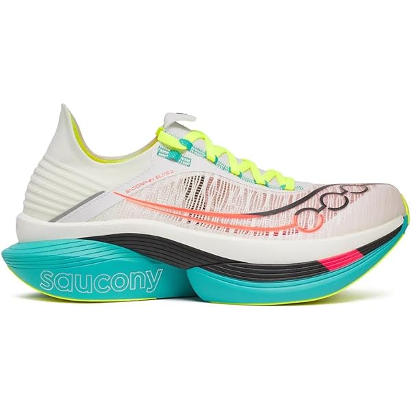 Amazon | Saucony Endorphin Elite 2 White/Mutant S30994-97