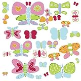 Wallies 15218 Jenny 's Butterflies壁紙壁画、2-sheet