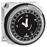 Grasslin by Intermatic FM1QTUZ-120U 24-Hour 21A, SPDT Electromechanical Timer Module with Battery Ba