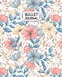 Bullet Journal: Watercolor Floral and Leaf - 8"x10" (150 Pages Dot Grid Journal)- Planner and Sketch Book Diary for Calligraphy: Dot Grid Journal