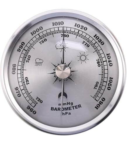 Amazon.co.jp: アネロイド気圧計、高精度気圧計、温度、湿度
