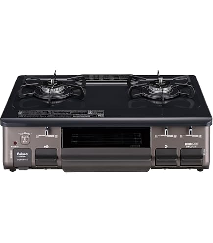 パロマ　都市ガスコンロ　IC-S87-1R Amazon | 幅60㎝標準サイズガステーブル IC-S87-R 都市ガス(13A)用/右