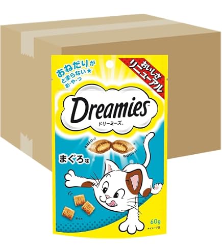 Amazon | ドリーミーズ 猫用おやつ かつお味 60g×36 (ケース販売