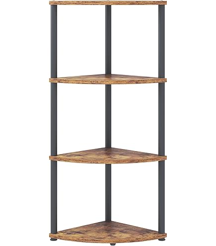 Amazon｜HCHQHS キッチンラック おしゃれ オープンシェルフ 本棚