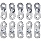 テント グッズ 自在金具 5.8mm キャンプ金具 テント用品 グッズ (設営グッズ) アルミ製 ロープストッパー 10個入 3色選べる