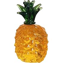 幸運☆オーロラパイナップル&天然石水晶 ／オーロラ／風水／ハッピーフルーツ 幸運☆オーロラパイナップル&天然石水晶 ／オーロラ／風水