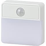 オーム(OHM) 電機 LED明暗人感センサー式ナイトライト 室内用 NIT-ALA6JSQ-WN 06-0148ホワイト