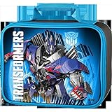 Transformers Insulated Soft Lunch Kit - Black with Blue Trim [並行輸入品]