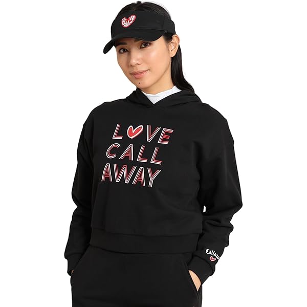 Callaway ラブキャロウェイ スウェットパーカー　ブラック　S 未使用 Callaway ラブキャロウェイ スウェットパーカー ブラック S 未使用