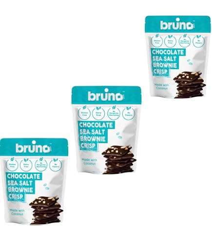 Amazon.co.jp: ブルーノスナック チョコレート ブラウニー クリスプ