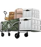 Amazon | ARURU アウトドアワゴン 【2024強化版 後部開放可】150L大