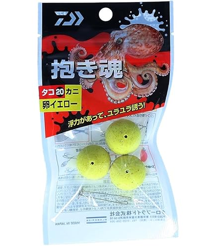 みそたこ Amazon | ダイワ(DAIWA) 抱き魂タコ 紅生姜レッド 20mm 3個入