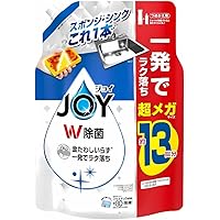 JOY　12点 Amazon.co.jp: ジョイ W除菌 食器用洗剤 さわやか微香 詰め替え 1620mL
