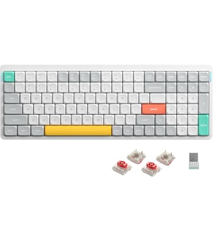 Amazon | nuphy Air60 V2 メカニカルキーボード 60%ロープロファイル