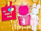布絵本&布おもちゃ 着せ替えバッグ　バレリーナバニー&MY QUIET BOOK バルーン　オリジナル版  スマイルギフトセット2個組み