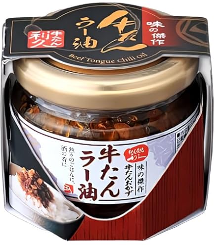 Amazon.co.jp: 陣中 牛タンラー油 100gx1 仙台 牛タン仙台ラー油 じん