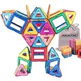 solmod磁気blocks-magneticタイル建物blocks-磁気Stackingおもちゃ64 Pieces for Kids