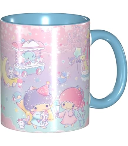 Amazon.co.jp: キキララ リトルツインスターズ 虹シリーズ マグカップ