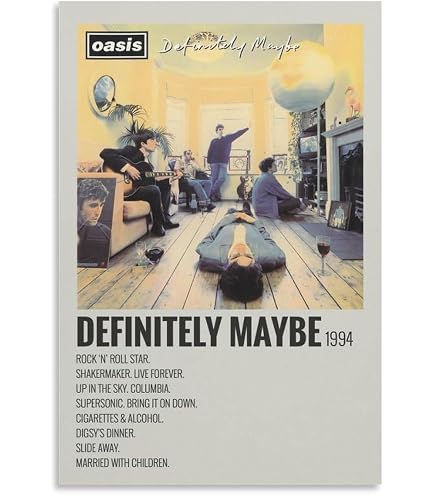 Amazon.co.jp: kb090 78cm x 53cm オアシス（Oasis）ポスター [並行