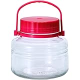 アデリア 梅酒瓶 保存容器 保存瓶 低型果実酒貯蔵びん まめ丸くん 2L [果実酒瓶/ガラス瓶/梅瓶] 日本製 785
