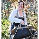The Backsaver Easy-Haul Apron (9-10) is a simple but highly effective aid for transporting firewood.
