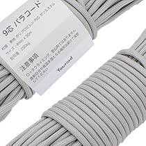 Amazon.co.jp: Youriad パラコード 4mm ストラップ ロープ 9芯 30m 耐