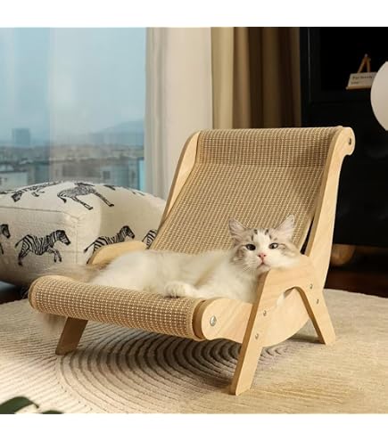 Amazon | 猫ソファーベッド 爪研ぎ 猫ラウンジチェア 強化ダンボール