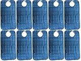 10 x Economy Medium Blue Adult Bib by Care Home Superstore