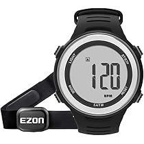 Amazon | EZON 心拍数モニターとチェストストラップ、エクササイズ用