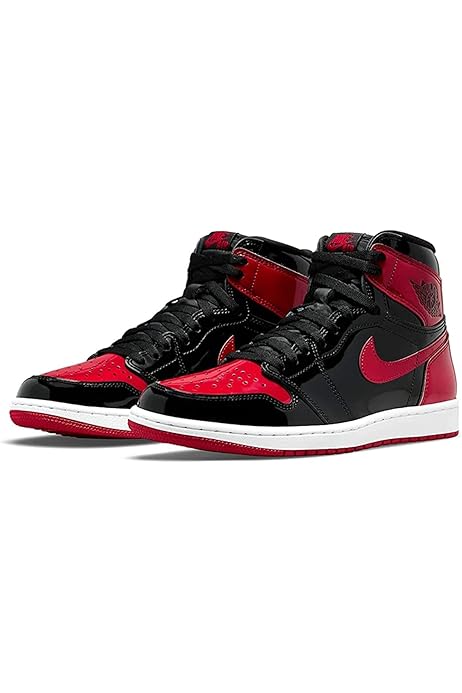 Amazon | [ナイキ] AIR JORDAN 1 RETRO HIGH OG Patent Bred エア 