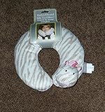Blankets & Beyond Baby Travel Pillow - Zebra (Pink) by Blankets and Beyond [並行輸入品]