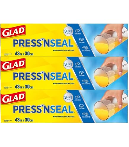 Amazon.co.jp: Glad Press'N Seal 多目的シーリングラップ - 漏れ防止