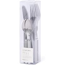 Amazon | Francfranc フランフラン カトラリー 8個セット ロゴ グレー