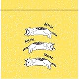 インディゴ(indigo) ラッピング ジッパーバッグS ゆるねこ イエロー 5枚入 PP375