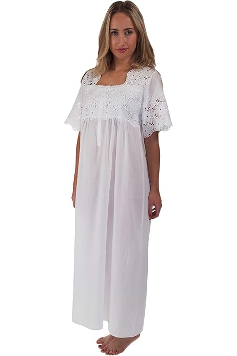 100 cotton short sleeve nightgown Clearance