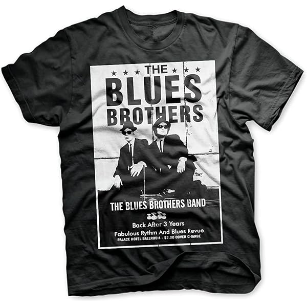 Amazon | Officially Licensed The Blues Brothers Poster Mens T