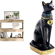 Amazon.co.jp: エジプトの猫の像 | 古代エジプトのバステト猫の