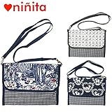 (ニニータ)ninita　ショルダーバッグ 母子手帳ケース/D.ミルク瓶柄