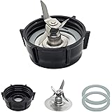 Oster Blender 交換用パーツ ブレンダー アイスブレード ジャーベースキャップとゴム製Oリングシールガスケットアクセサリーリフレッシュキット