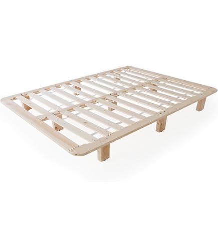 Amazon｜LOWYA ロウヤ すのこベッド ベッドフレーム 単体 セミダブル