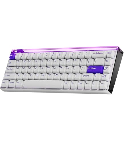 Amazon.co.jp: MelGeek MADE68 Pro Purple ラピッドトリガー