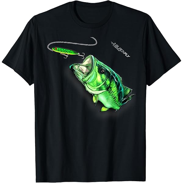 Amazon | フライフィッシング用ブラックTシャツ テンカラ T