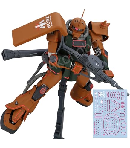 Amazon | MG ガンダムベース限定 ザクキャノン ZガンダムVer. デカール