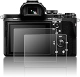 CamRebel モニター保護ガラスシートSON Y a7m4用 2枚セット 硬度9H 高透過率 耐指紋 気泡無し 強化ガラス 厚さ0.3mmSON Y a7m4用