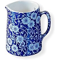 バーレイ ミルクトット　ブルーキャリコ　ミルククリーマー　ジャグ　ピッチャー バーレイ ミルクトット ブルーキャリコ ミルククリーマー ジャグ