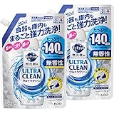 【まとめ買い】キュキュット ウルトラクリーン 食器用洗剤 食洗機用 食器も庫内もまるごと強力洗浄 無香性 詰め替え 770g × 2個