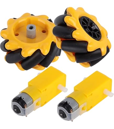 Amazon | 48mmスチールメカナムホイール4コセット (14209) [台車