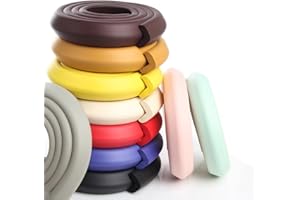 Extra Thick Baby Proofing Corner Guards - 12 Pcs High Density Furniture Edge Protectors, Grey, Jumbo Pack