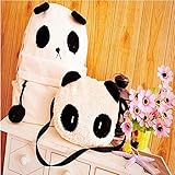 Prawey（TM）の新しいホットファッションかわいい女の子スタイルパンダ通学リュックショルダーブックバッグセットCX641113